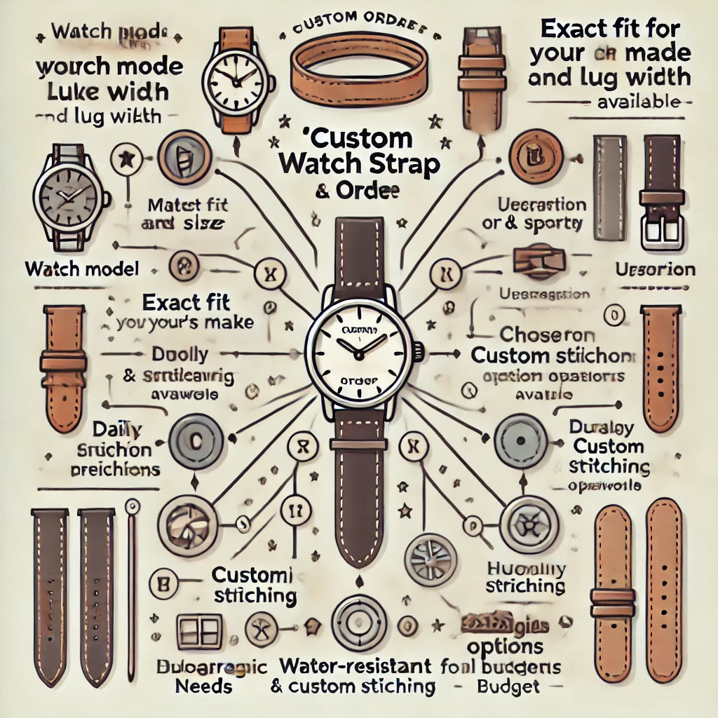 Top Questions to Consider When Ordering a Custom Watch Strap – and Our Answers at FinWatchStraps