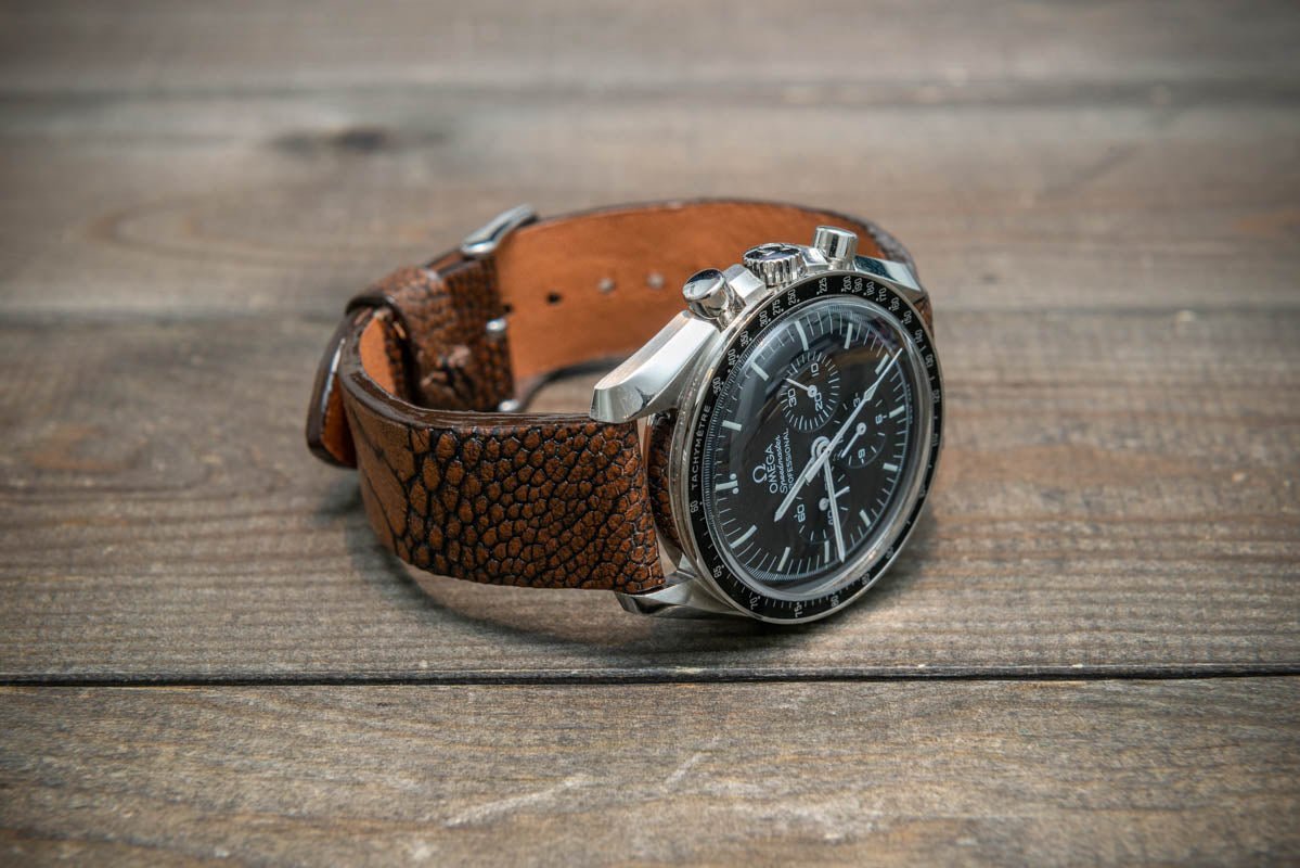 Ostrich leather watch straps - finwatchstraps