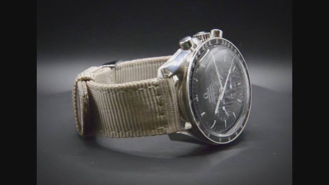 Nylon Military Watch Strap, army two piece watch band, MoonSwatch Watch Strap.