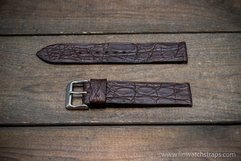 Vachetta leather watch strap. Natural color. Handmade in Finland.