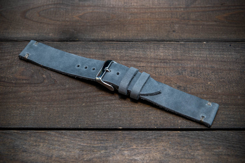 Vachetta leather watch strap. Natural color. Handmade in Finland.