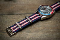 Military Nylon Watch Strap, Army Style Single Pass Watch Band by FinWatchStraps®,watch lugs 20 mm,22 mm. - finwatchstraps