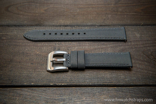 Sailcloth waterproof watch strap. PAM style buckle. - finwatchstraps